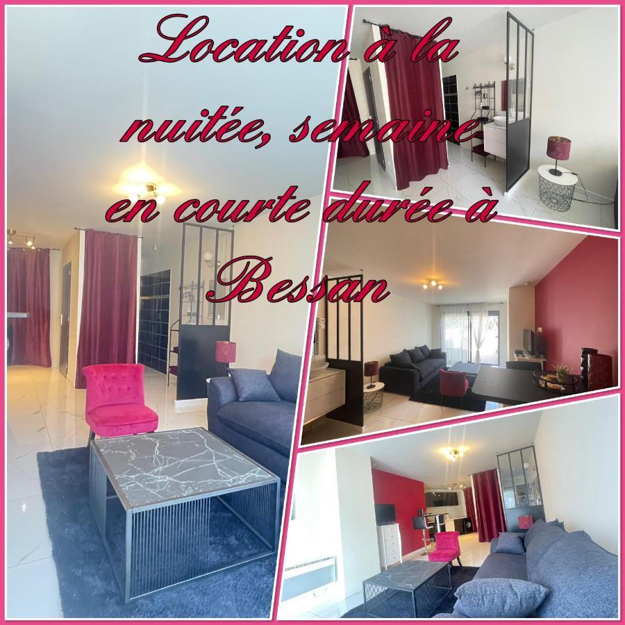 Studio Barok Proche Autoroute, Plages Et Attractions, Wifi - Tv, Calme Bessan Exteriér fotografie